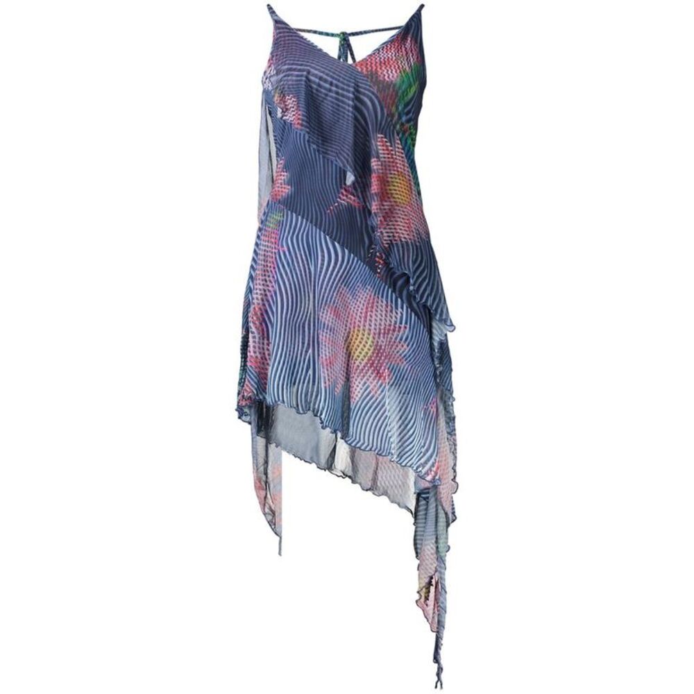 Desigual Blue Polyester Casual Women's Dress